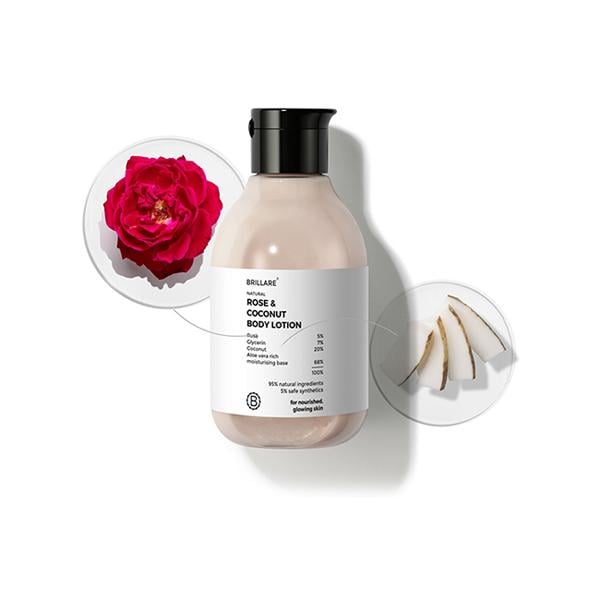 Brillare Rose & Coconut Body Lotion 200 ml - Lotions & Creams