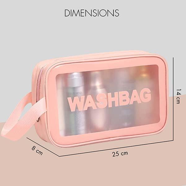 Allure Washable Cosmetic Medium Bag Color Pink 1's - Makeup Bags & Cases