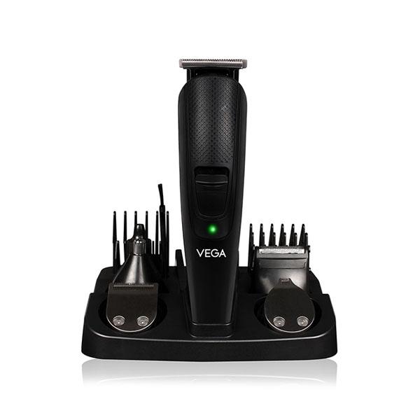 VEGA Men 10 in 1 Multi Grooming Set with Beard Hair Trimmer Nose Trimmer & Body Groomer And Shaver (VHTH-23) 1 gm