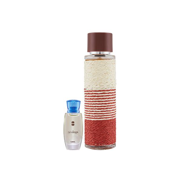 Ajmal Raindrops Concentrated Perfume Oil Floral Chypre And Maryaj Deuce Homme EDP Spicy Woody Perfume 110 ml