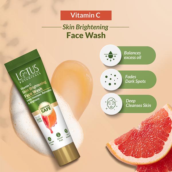 Lotus Botanicals Skin Brightening Vitamin C Face Care Mini kit, All Skin Types 1's - Face Moisturizers