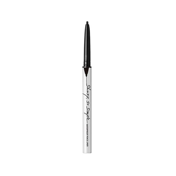 Clio Sharp So Simple Waterproof Pencil Liner 001 Black 0.14 gm - Eyeliners