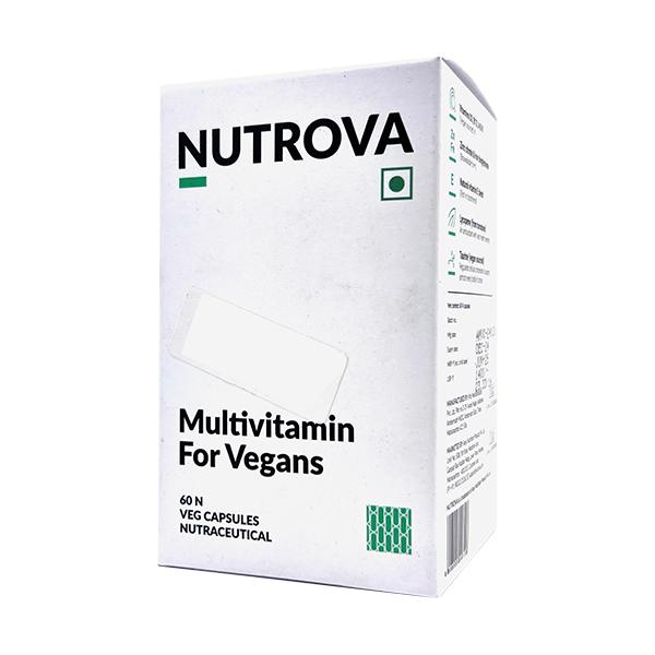 NUTROVA MULTIVITAMIN FOR VEGANS Capsule 60's - Supplements-Vam