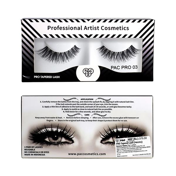 Pac Pro Tapered Lash PRO03 1's - Eyelashes