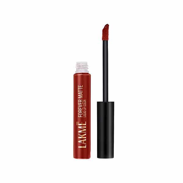 Lakme Forever Matte Liquid Lip, 16hr Lipstick,  Red Cherry, 5.6ml - Liquid Lipsticks