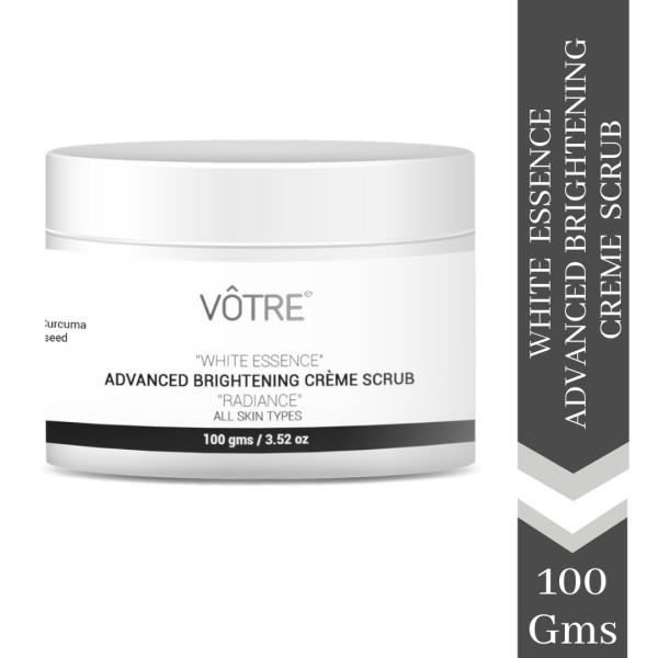 Votre White Essence Advance Brightening Creme Scrub 100 gm - Scrubs & Exfoliants