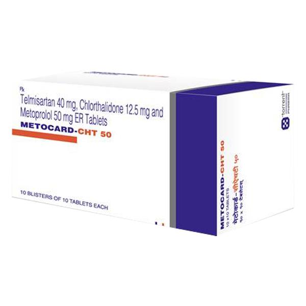 METOCARD CHT 50 Tablet 10's - Hypertension-Ana