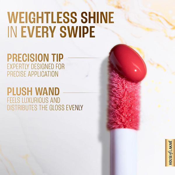Lakme SuperglowVIT-C Gloss-Cherry RedC3 2.5 ml - Lip Glosses