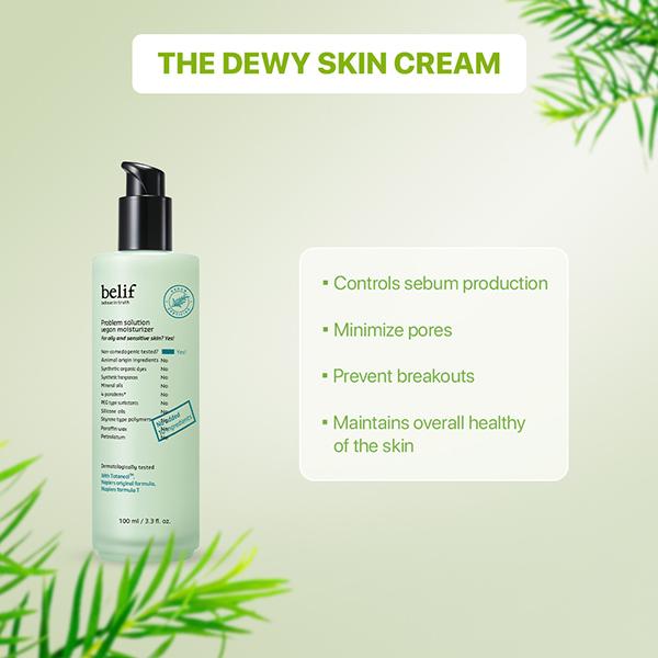 Belif Problem Solution Vegan Moisturizer 100 ml - Face Moisturizers