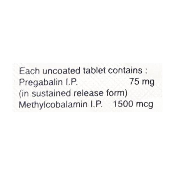 PREGABA M SR 75mg Tablet 15's - Neuropathic Pain-Dru