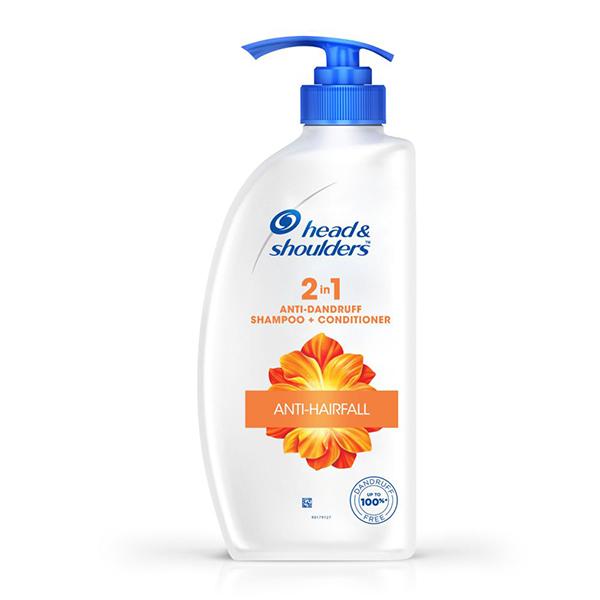 Head and Shoulders 2-In-1 Anti-Hairfall Anti-Dandruff Shampoo + Conditioner 650ml - Shampoos