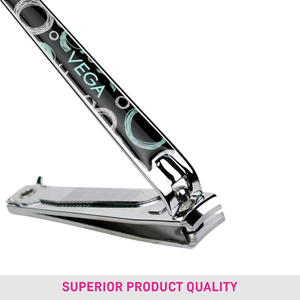 Vega D'Zyner Nail Clipper Large, Multicolor 2's - Nail Care