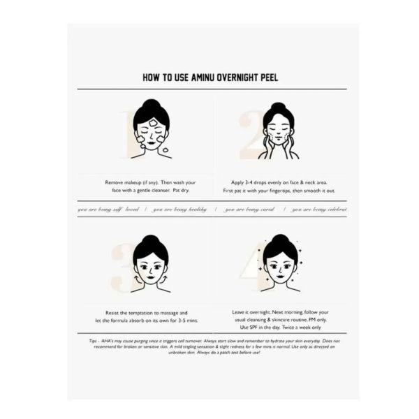 AMINU The multitalented - Overnight Peel 10 ml - Masks & Peels
