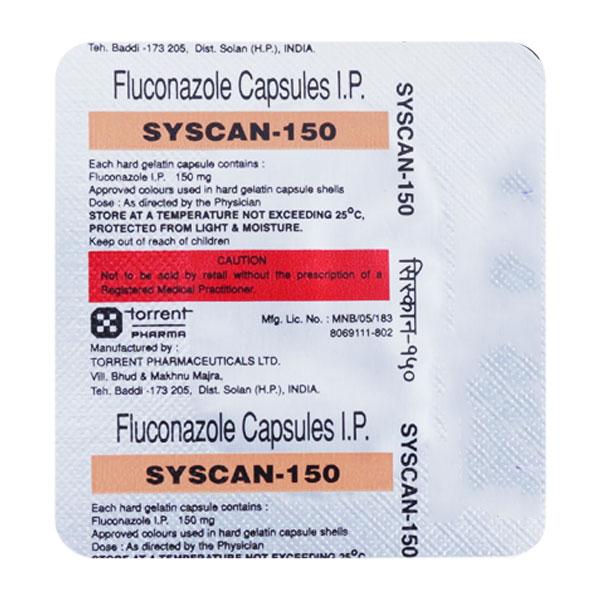Syscan 150mg Capsule 1'S - Fungal Infections-Anf