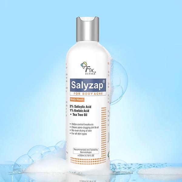 Fixderma Salyzap Acne Body Wash 200 ml - Face Gels