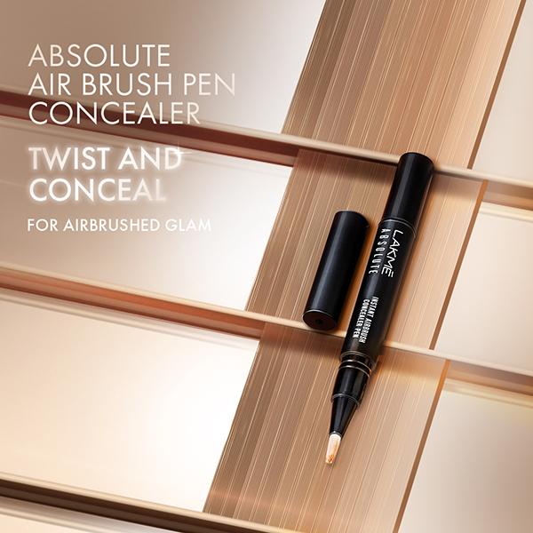 Lakme Absolute Instant Airbrush Concealer Pen - Walnut 1.8 gm - Concealer