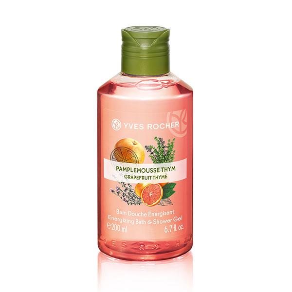 Yves Rocher Grapefruit Thyme Energizing Bath & Shower Gel 200 ml - Shower Gels & Body Wash