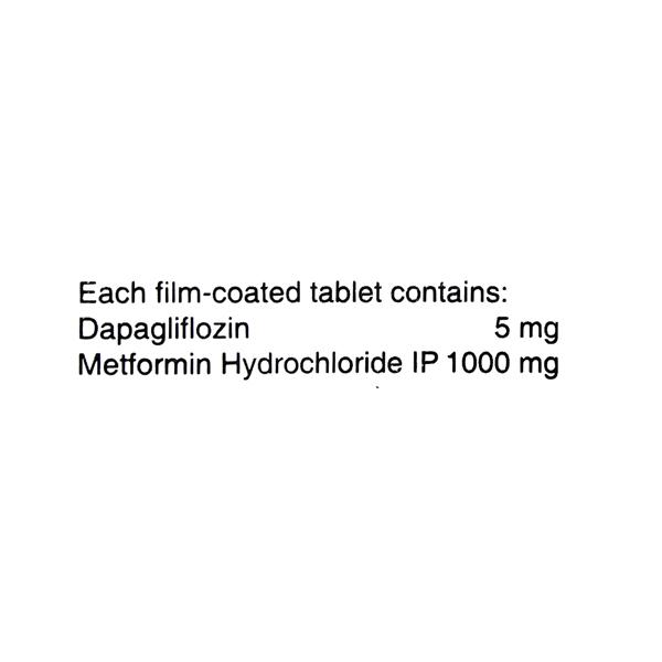DAPAVEL M 5/1000 Tablet 10's - Diabetes-Ant