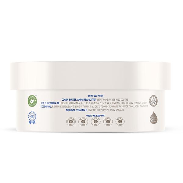The Mom's Co. Natural Body Butter with Shea Butters, Sea Buckthorn & Roseship Oils 200gm - Body Butter