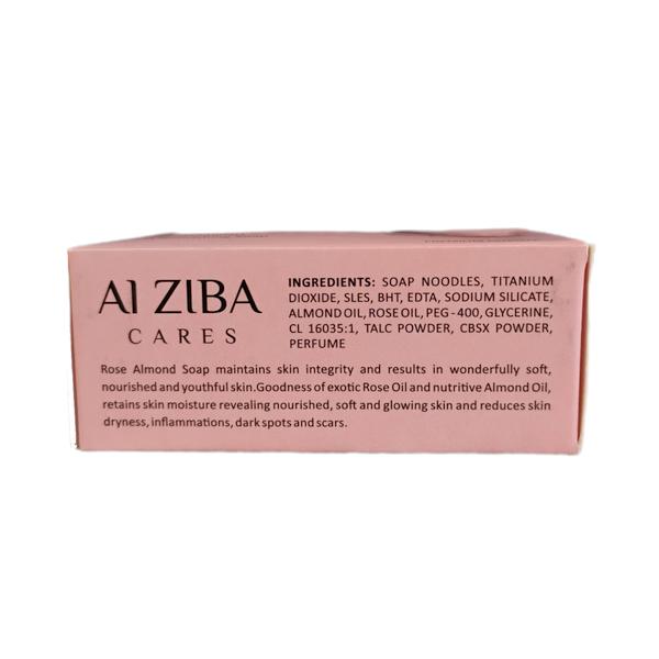 Alziba Cares Soap - Rose Almond 100 g - Soaps
