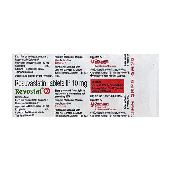 Netmeds | Revostat 10mg Tablet 10'S