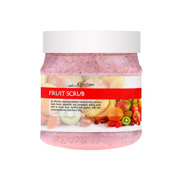 Gemblue Biocare Fruit Face and Body Scrub 500 ml - Scrubs & Exfoliants