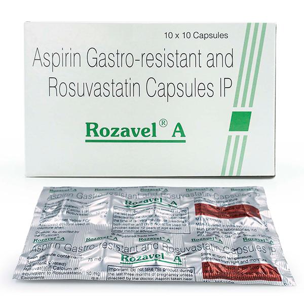 Rozavel A Capsule 10'S - High Cholesterol-Dys