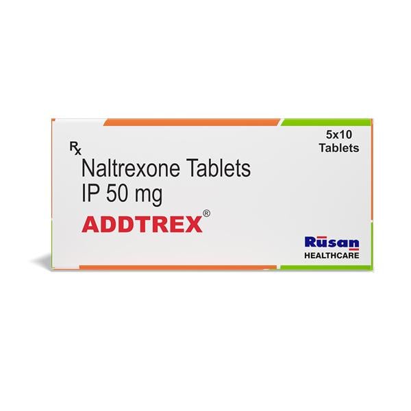 ADDTREX 50 Tablet 10's - Alcohol Addiction