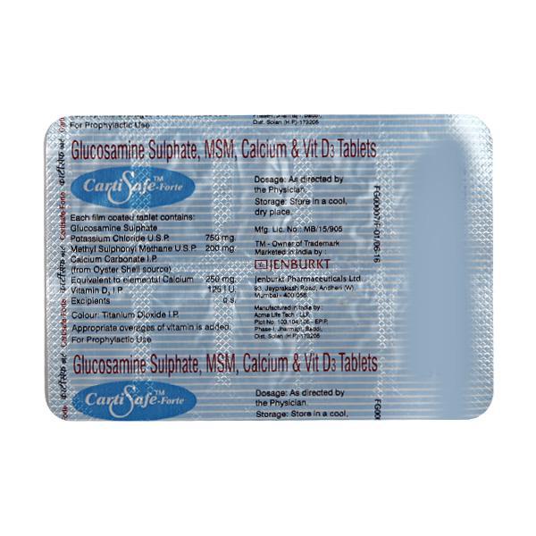 Cartisafe Forte Tablet 10'S - Supplements-Sup