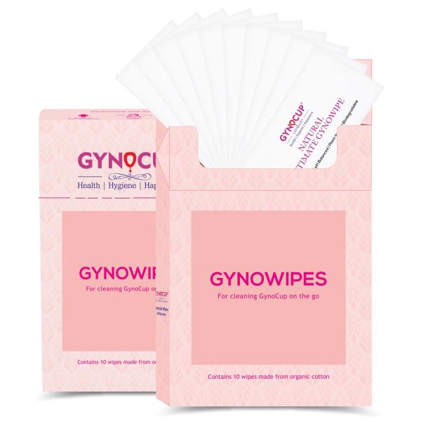 Gynocup Natural Intimate GynoWipes (Pack of 2 x 10's) - Intimate Care