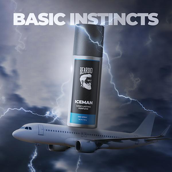 Beardo Iceman 150ml, Darkside 150ml and Spy 120ml Perfume Body Spray Combo for Men 1's - Men Deodorants/Roll-Ons