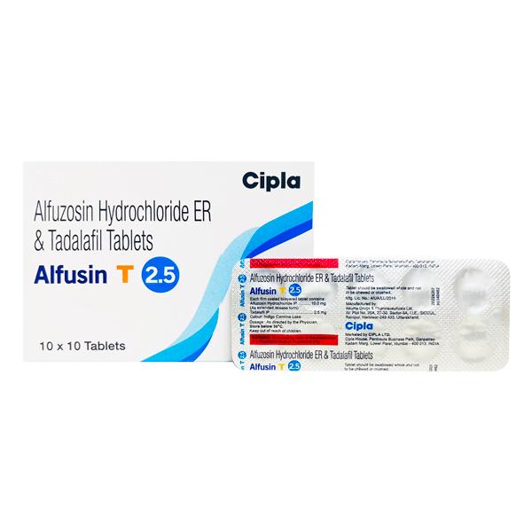 ALFUSIN T 2.5 Tablet 10's - Bladder And Prostate Disorders-Dru
