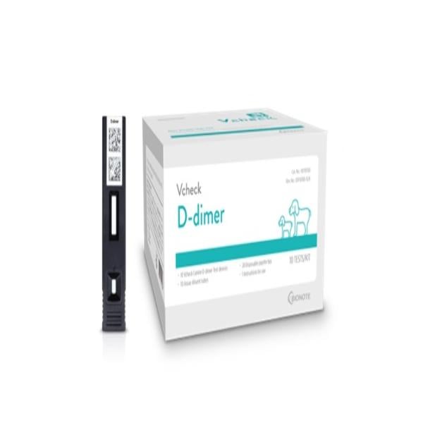 Vcheck D Dimer Test Kit (Pack of 1 x 10's) 1's - Pet Healthcare