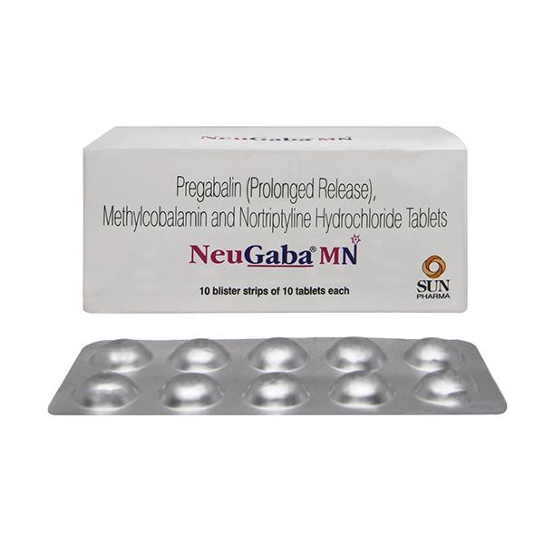 NEUGABA MN Tablet 10's - Neuropathic Pain-Dru