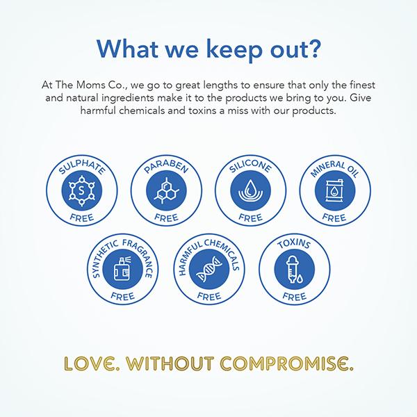 The Mom's Co. Natural Hair Oil with Argan, Marula and Organic Amla Oils 100ml - Creams, Lotions & Oils
