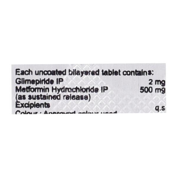 GLIPREZ MF 2mg Tablet 10's - Diabetes-Ant