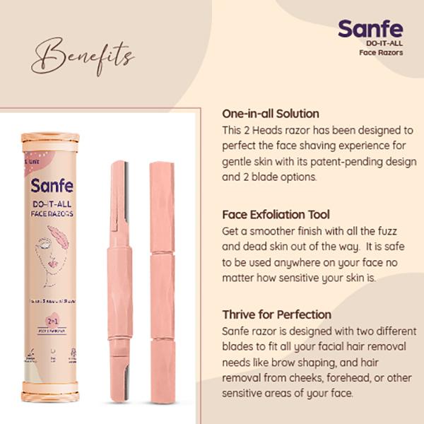 Sanfe DOITALL FACE RAZORS 1's - Hair Removal Accessories