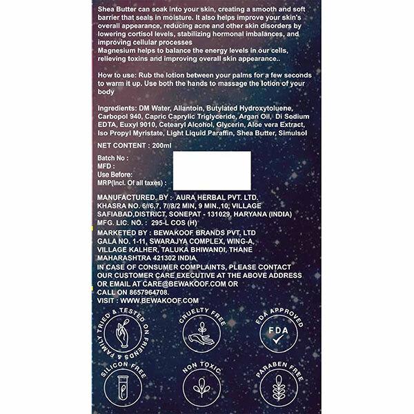 Cosmos by Bewakoof Nourishing Body Lotion Powered By Shea Butter & Magnesium 200 ml - Lotions & Creams