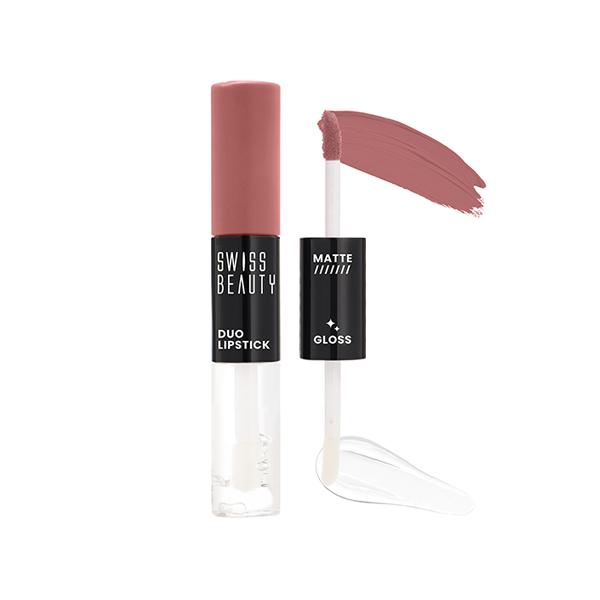 Swiss Beauty Duo Lipstick-Barely Nude 10 ml - Lipsticks