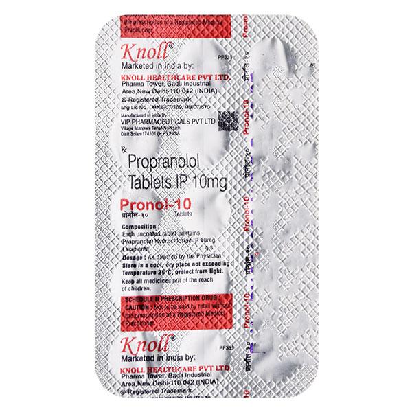 PRONOL 10 Tablet 15's - Hypertension-Bet