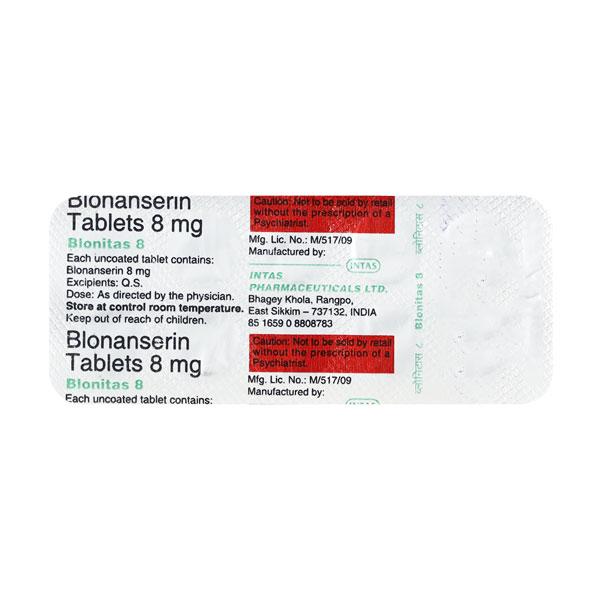 Netmeds | Blonitas 8mg Tablet 10'S