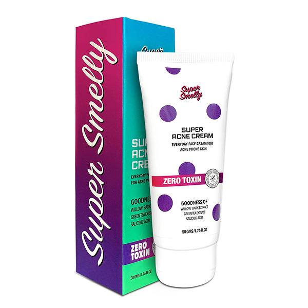 Super Smelly Super Acne Cream 50 gm - Scrubs & Exfoliants