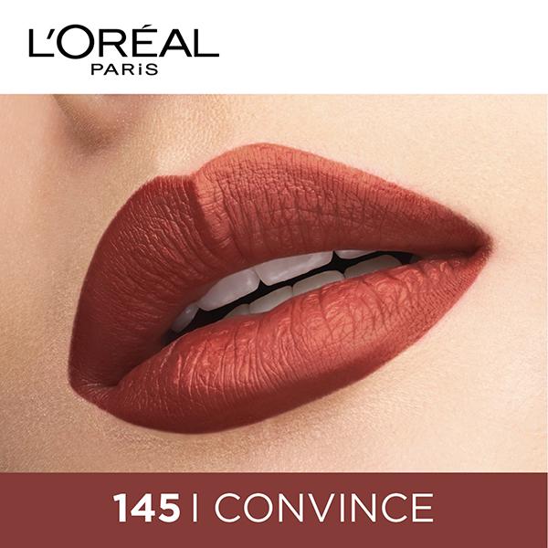 L'Oreal Paris Rouge Signature Matte Liquid Lipstick, 145 I Convince 7 ml - Lipsticks