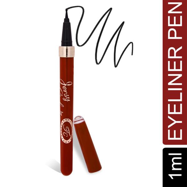 Fashion Colour Fc Jersy Girl Ultra Black Eyeliner Pen, 1ml