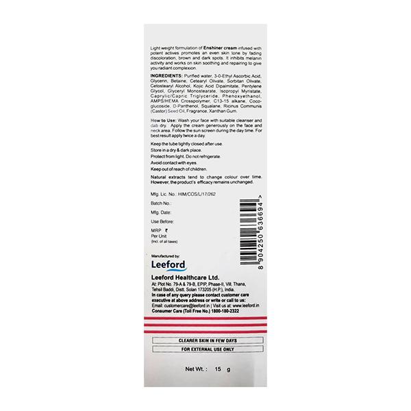 ENSHINER Cream 15gm - Hyperpigmentation-Oth