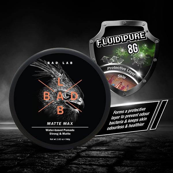 Bad Lab Matte Max Water-based Pomade, Strong & Matte 80 gm - Pomades