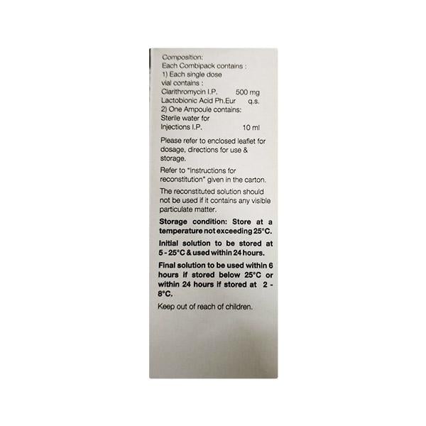 KLACID IV 500mg Infusion 1's - Bacterial Infections-Mac