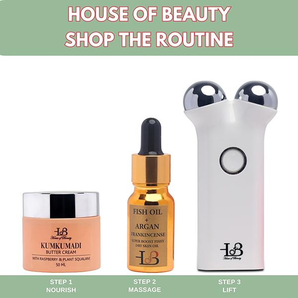 House of Beauty Super Boost Fishy Oil-Dry & Mature Skin For Hydration & Glow with Omega-3 10ml - Face Oils