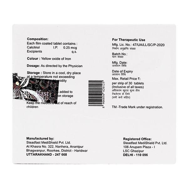 ACTIVE D Tablet 30's - Supplements-Vit