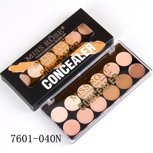 Netmeds | Miss Rose 12 Color Ultra Base Concealer Palette 7601 - 040N 12 gm
